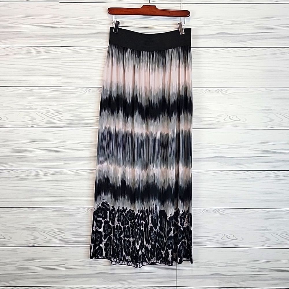 FC ombre striped maxi skirt - grey and black Women's Size L